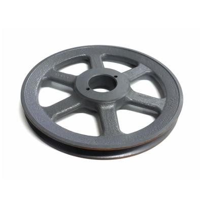 China Custom High Quality Building Material Shops V Belt Type Cast Iron 6 Inch Pulley for sale