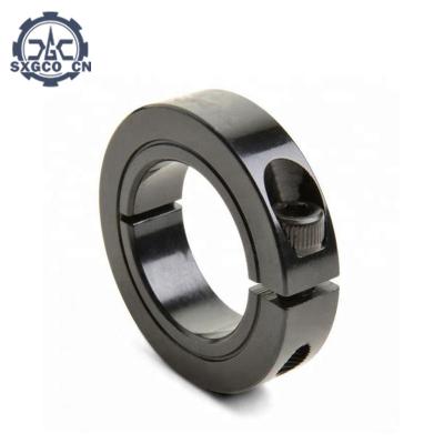 China Material of Construction Shop Black Oxide Carbon Steel Locking Shaft Collar Shaft Collar for sale