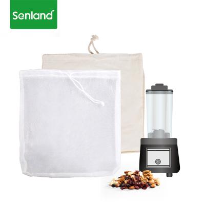 China Home Use Nut Milk Bag Nylon Food Grade Mesh Micron Water Filter Bag For Filtration for sale