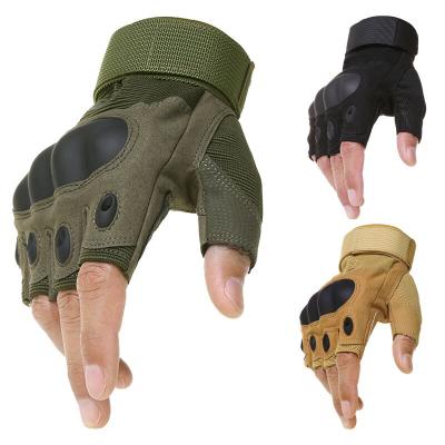 China Mens Outdoor Sports Camping China Half Finger Climbing Hiking Racing Cycling Gloves Men for sale