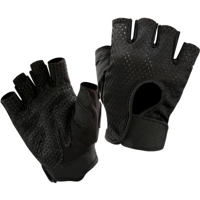 China Gym Sports Fingerless Cushioning Breathable Non-slip Sports Training Gloves Men And Women Gym Training Gloves for sale