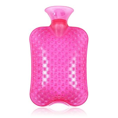 China 2021 Hot Sales PVC Reusable Medical Hot Water Bottle Colorful Water Bag for sale