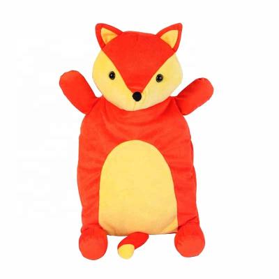 China Plush Warm Animals Cover Plush Animals Water Bottle Cover And Heat Rubber Warm Water Bag for sale