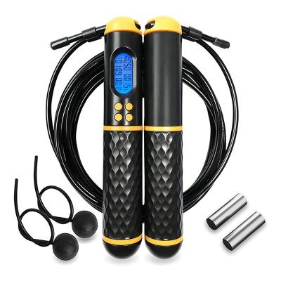 China Sport Jump Rope Training Speed ​​Weighted Digital Wireless Jump Rope With Counter Wireless Jump Rope for sale