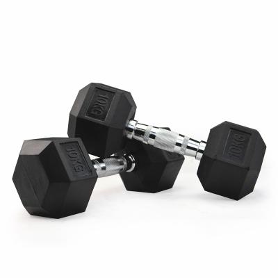 China New Adjustable Professional Quick Change 50kg Home Use Metal Dumbbell Hexagon From China Manufacturer for sale