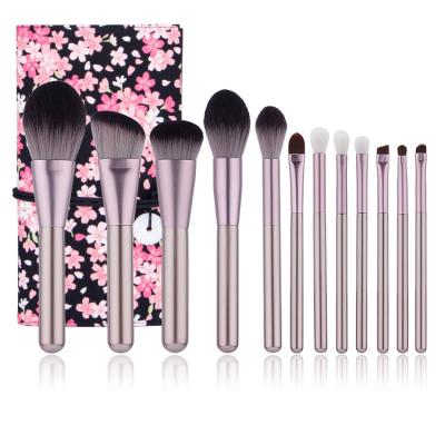 China Beauty Care Makeup Tools OEM Professional Cosmetic Brushes Premium Synthetic Face Powder Blush Eyeshadow Purple Makeup Set Brush for sale