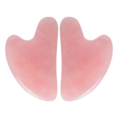 China Portable Heart Shaped Scraping Facial Board Physiotherapy Muscle Ties Natural Stone Gua Sha Facial Care Board for sale