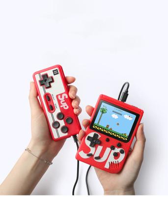 China Support People 2 Play Mini SUP Handheld Wholesale Two Player Video Game Consoles Box 400 in 1 Games for Kids and Adult for sale