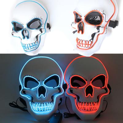 China 2020 Hot Selling Creative Halloween Amazon Guangdong Party Mask LED Praise Neon Mask for sale