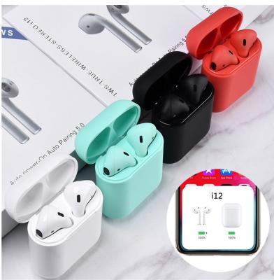 China Osteoconductivity straining 2019 amazon tws i12 wireless earphone and BT 5.0 AUTO touch earphone for sale