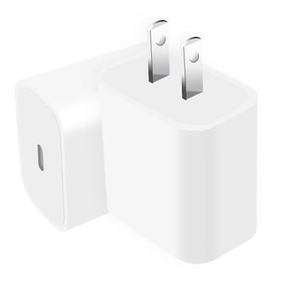 China For iPhone 11 12 USB PD 18W Wall Charger Adapter Type C Fast Charger For Iphone 12 USB C Charger for sale