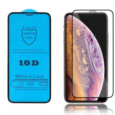 China 10D Mobile Phone Tempered Glass Screen Protector 9h Full Coverage Screen Protector Film Roll For iphone 6 7 8 plus X xs xr max for sale