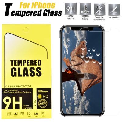 China Mobile Phone For iPhone XI/11 Tempered Glass Screen Protector 2.5D 9H Anti-scratch Screen Clear Glass Protector 2019 for sale