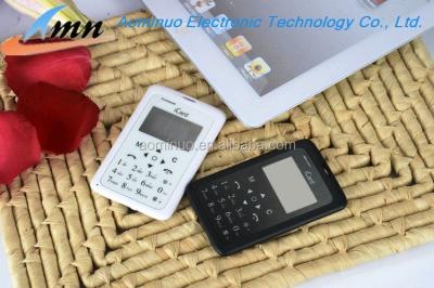 China Cheap price from Bluetooth China smallest mobile phone in the world iCard phone credit card size square shape mobile phone for sale