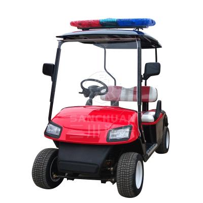 China Sanchuan Custom Made 2 Seater Mini Police Golf Cart 2400*1200*1850mmH en venta