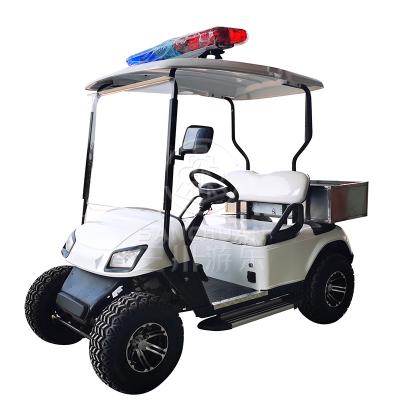 China Sanchuan Custom Golf Carts Police 2 Seat Electric Golf Car With Cargo 2400*1200*1850mmH en venta