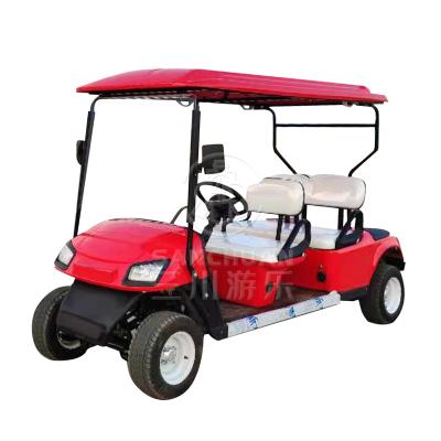 중국 Classic Car Tourist Club Outdoor Playground 4 Passenger Electric Golf Cart 판매용