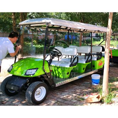 China Sanchuan 8 Seater Electric Golf Cart 4700*1200*1900mmH for sale