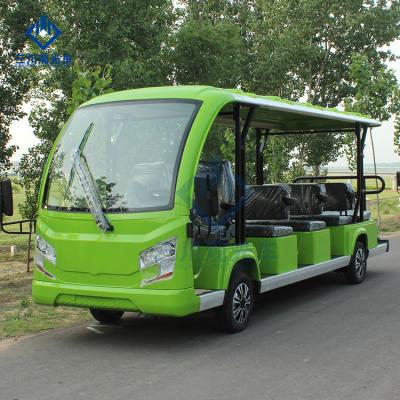 China 14 Passenger Scenic Tourist Electric Sightseeing Car 3980*1550*2020mmH for sale