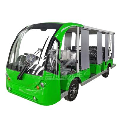 중국 Sanchuan Sightseeing Electric Car Tourist Shuttle 4350*1550*2020mmH 판매용