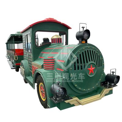 중국 China Manufacturer Tour City Road Amusement Park Passenger Customized Trackless Train 28 Large Seats 58 판매용