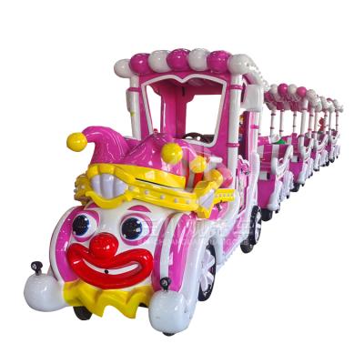 China Mall Trainrse Shopping Mall Kids Mini Trackless Train For Children Clown 15 Seats for sale