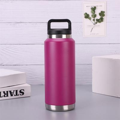 China Sustainable Hot Sale Blanks 18/8 Stainless Steel Vacuum Flask 64oz Water Bottle Insulated Sports Bottle for sale