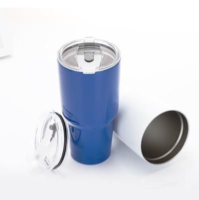 China Disposable Power Coated Custom Colors Stainless Steel Sublimation Wine Tumbler Mugs Travel Mug for sale