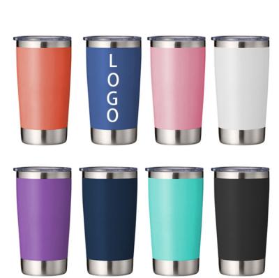 China Double Wall Disposable Coffee Mug Insulated Tumblers Masks Stainless Steel USA 20 Oz Beer Tumbler for sale