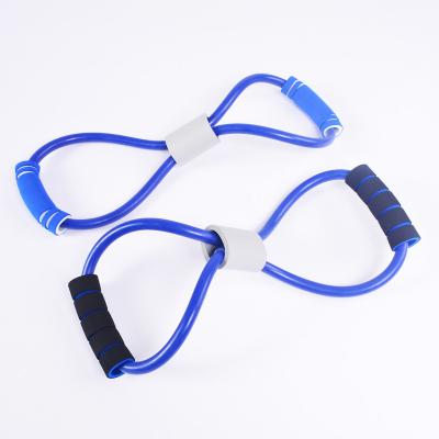 China Portable Exercise Fitness Workout Bands Natural Strength Training Latex Resistance Band for sale