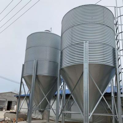 China Farms automatic feed silo for animal feed cunveior for pig silos for poultry farm for sale