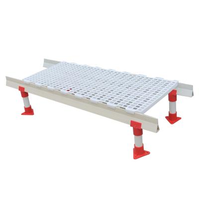 China Easily Assembled Plastic PP Raw Material Slat Flooring Slat Flooring For Chicken Poultry House For Broiler Breeder Layer Chick Duck Goose for sale