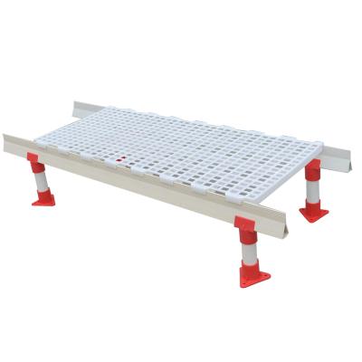 China Easily Assembled Plastic PP Raw Material Broiler Farm Poultry Flooring System Slat Flooring For Chicken House For Breeder Layer Chick Duck Goose for sale