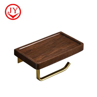 China Modern High Quality Space Walnut Paper Aluminum Brushed Napkin Holder for sale