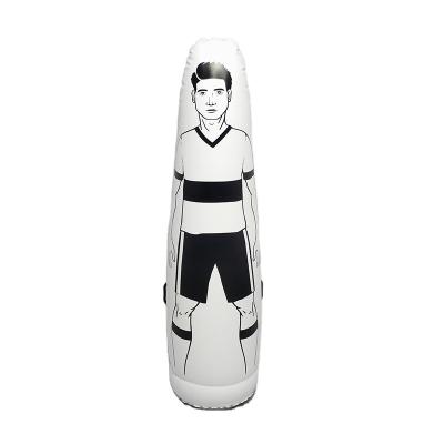 China For football game trainning Adult inflatable football goal keeper training dummy with handle-69inches for sale