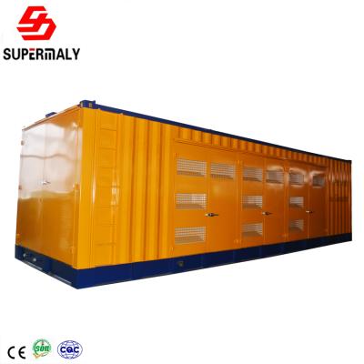 China ATS AMF Biogas Plants 1MW / 2MW In Container Type Generator for sale