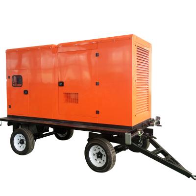 China CE/ISO9001 180KVA high power performance trailer type silent diesel generator for factory price SC150GFS for sale