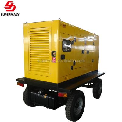 China 10KW to 500kw towable generator with famous brand engine GF for sale