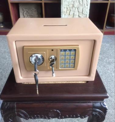 China Customers' Design Are Accepted Mechanical Safe Safe Hotel Cabinet Digital Mini Cashier Box for sale