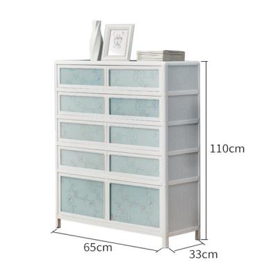 China Factory Direct Durable Entrance Porch Balcony Locker Kitchen Storage All Aluminum Shoe Cabinet for sale