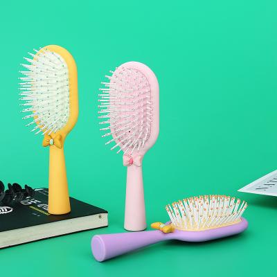 China For Home Use Women Hair Comb Scalp Airbag Massage Oval Hairbrush Wet Detangle Curly Hair Brush Comb For Salon Hairdressing Styling Tools for sale