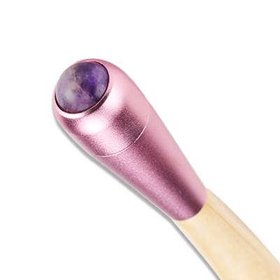 China EYE Top Quality Rose Mini Jade Roller Facial And Eye Massager Apparatus Lip Pen Eye Massager for sale