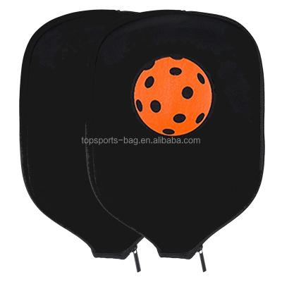 China Eco-friendly Black Yoga Exercise OEM Neoprene Pickleball Paddle Sleeve Racket Case For Exercise for sale