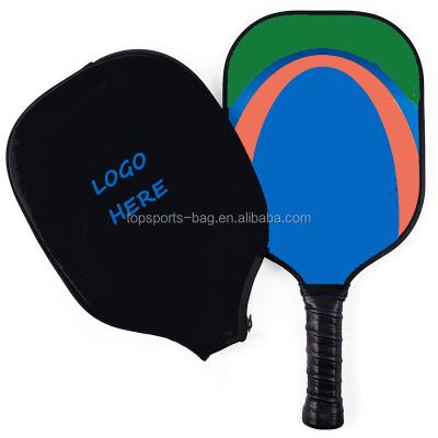 China Custom Logo Neoprene Pickleball Paddle Bag Blue Durable Waterproof Pickleball Paddle Case For Picnic for sale