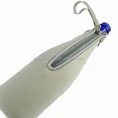 China Champagne Sleeve With Handle Custom High Quality Waterproof Insulated Neoprene Champagne Bottle Cooler Bag for sale