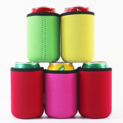 China Durable Insulated 4mm Neoprene Beer Can Sleeve Covers Easy-on Cloth Stitched Edges Box Cooler Neoprene for sale