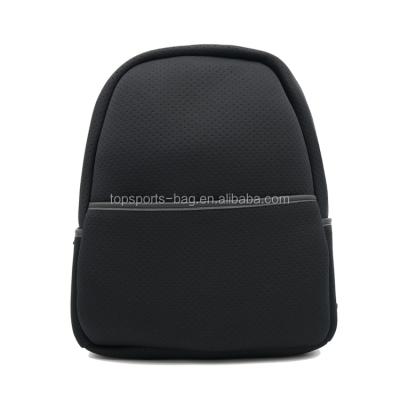 China No Perforated New Design Black Neoprene School Bag Custom Document Supply Backpack for sale