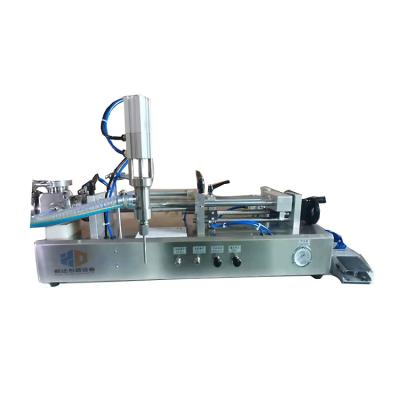 China Food Stainless Steel Horizontal Semi-automatic Filling Machine Liquid Syrup Juice Filling Machine for sale