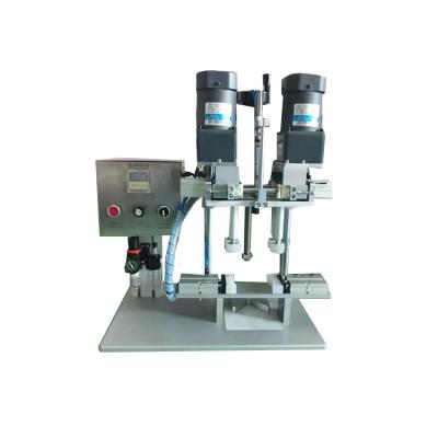 China Semi Automatic Food Wholesale Price High Productivity Face Cream Shampoo Turning Glass Bottle Plastic Capping Machine for sale