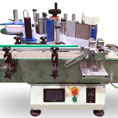 China Premium Automatic Food Making Desktop Fashion Round Bottle Labeling Machine LOCATE for sale